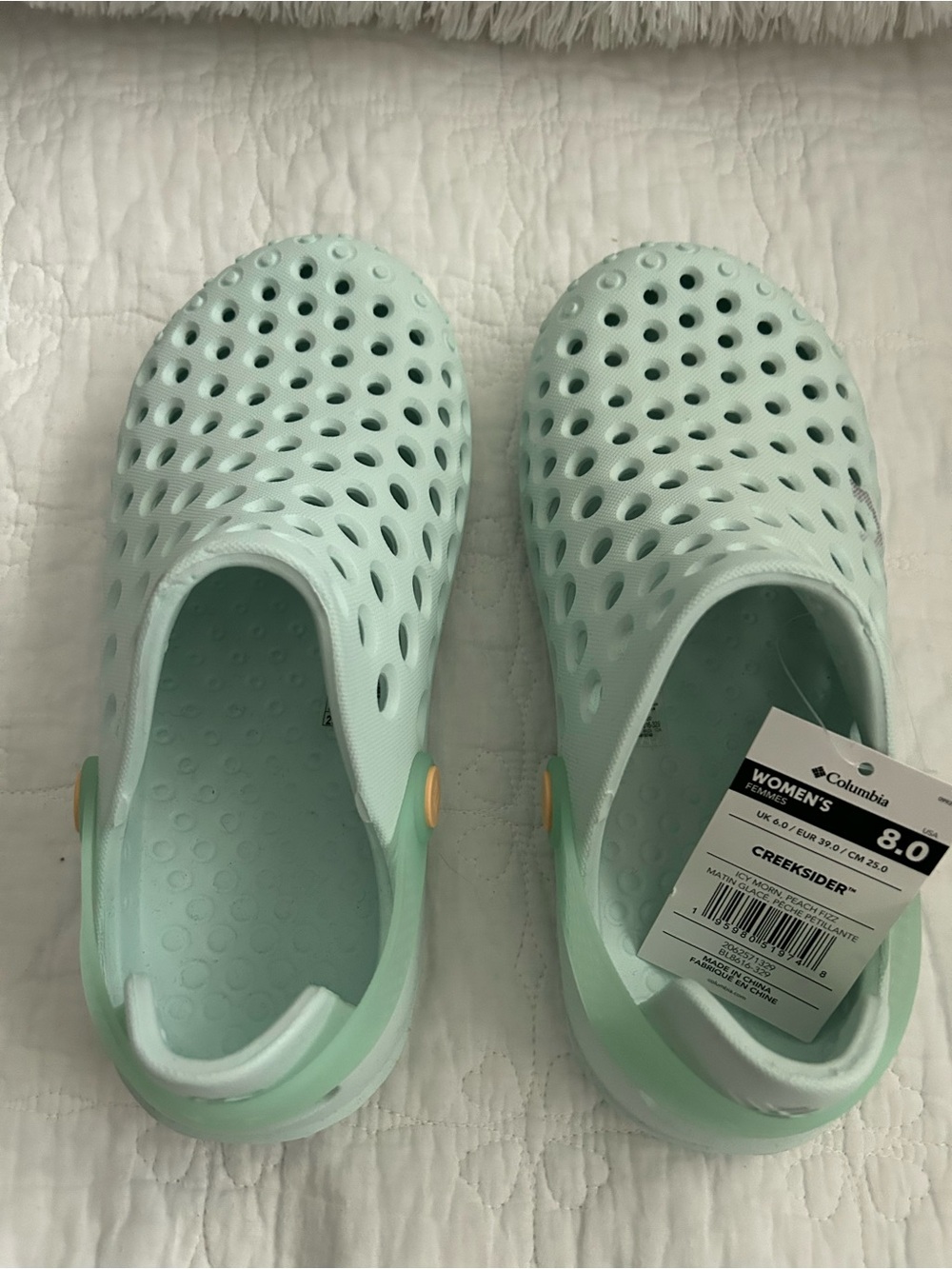 Columbia Women’s Creeksider Slip-On Sandals in Light Mint
